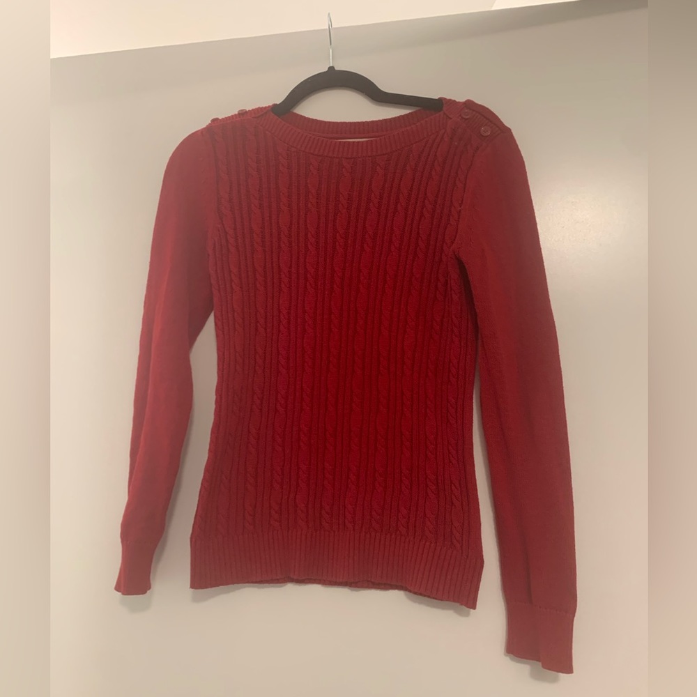 Size S Banana Republic Red Sweater